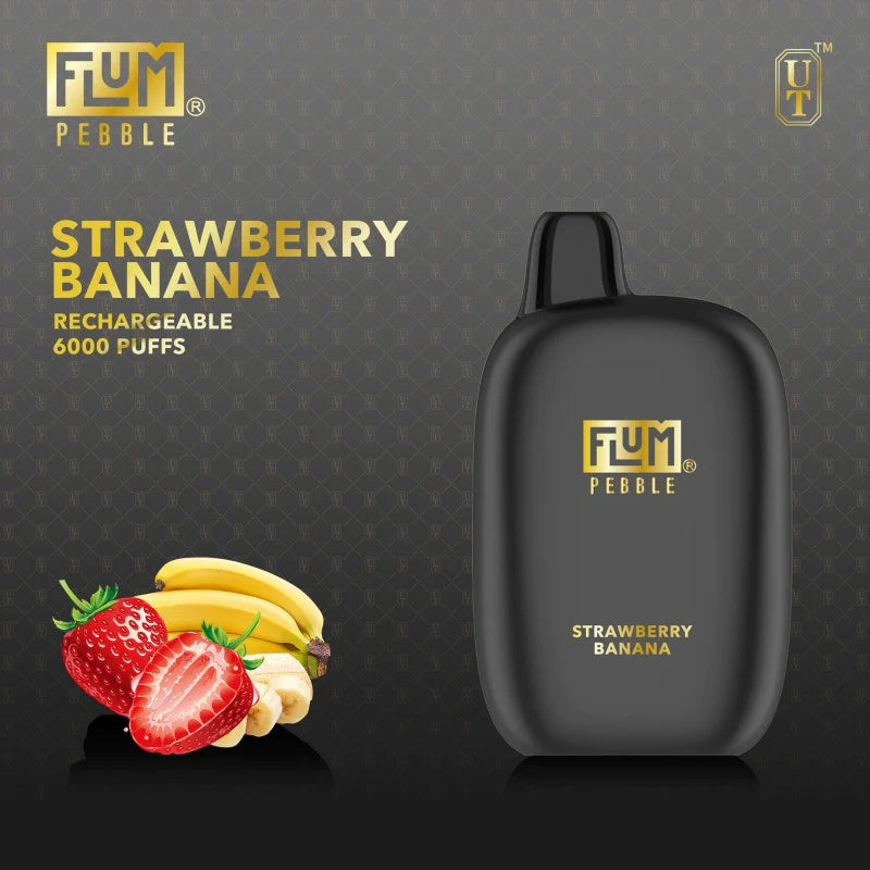 Flum pebble-strawberry banana 6000