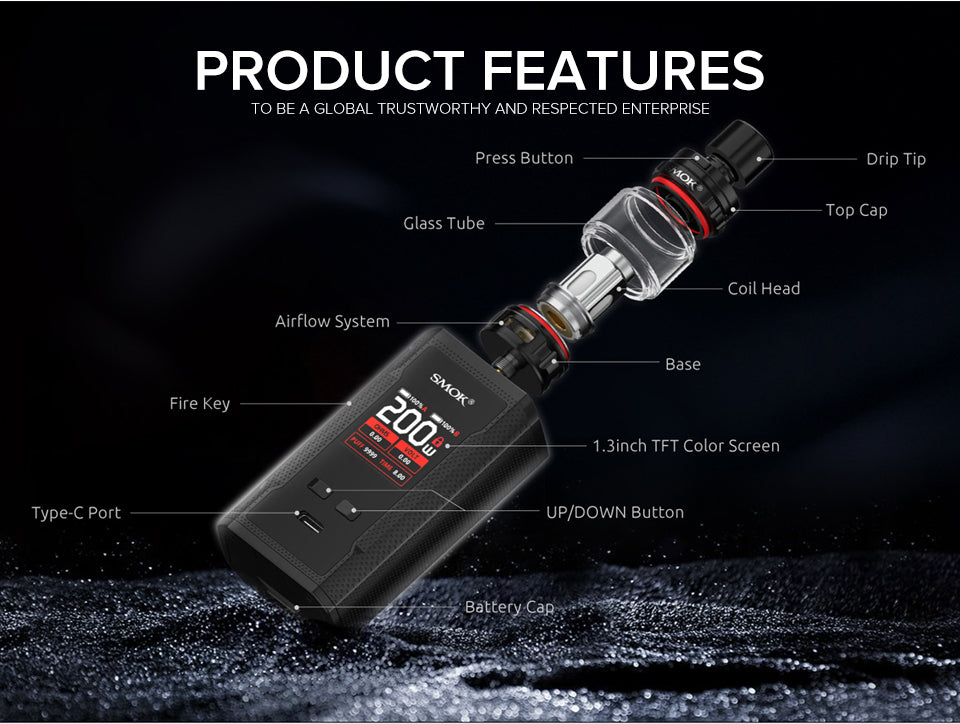 SMOK R-KISS 2 200W STARTER KIT