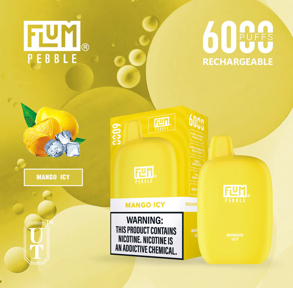 Flum pebble-mango icy 6000